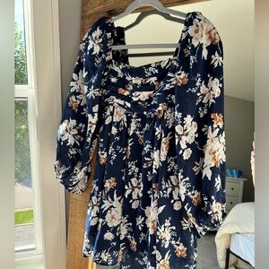 Abercrombie & Fitch Emerson Balloon sleeve Mini dress